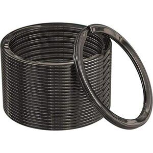 Heavy Duty Metal Key Rings 12 Pack Strong Split Keychain for Car Home Office DIY